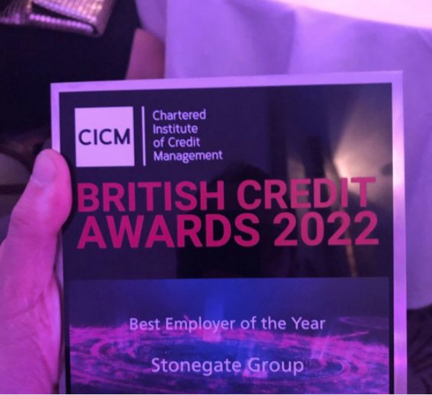 Stonegate Group crowned Best Employer of the Year at the British Credit